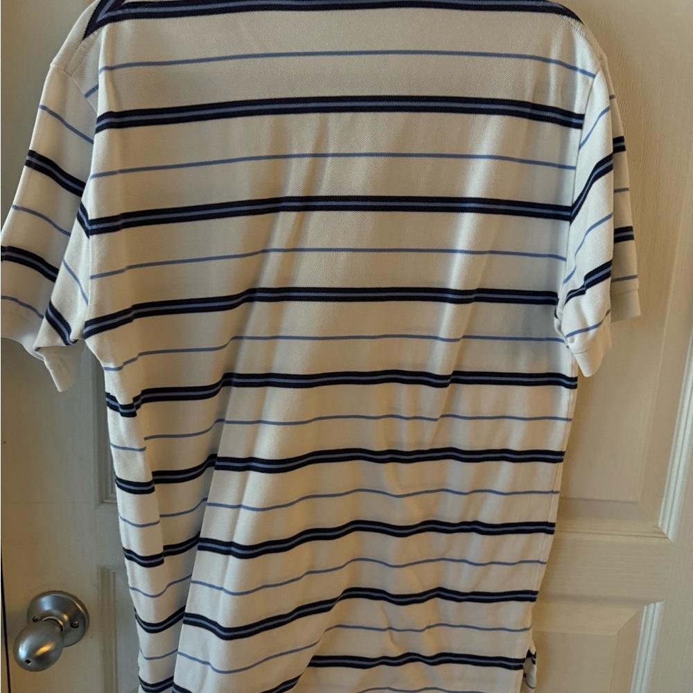 Ralph Lauren Men's Polo Shirt with Navy Stripes - Picture 4 of 4